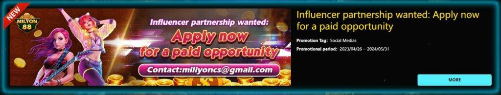 CQ9 Flying Cai Shen: Amazing Slot Game in Milyon88 Online Casino 2023 influencer promo 1