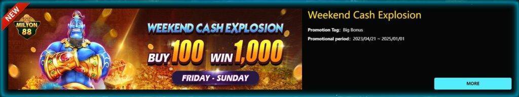 weekend cash promotion 1