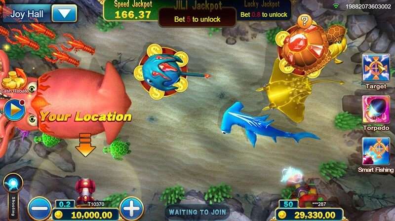 jili jackpot fishing game