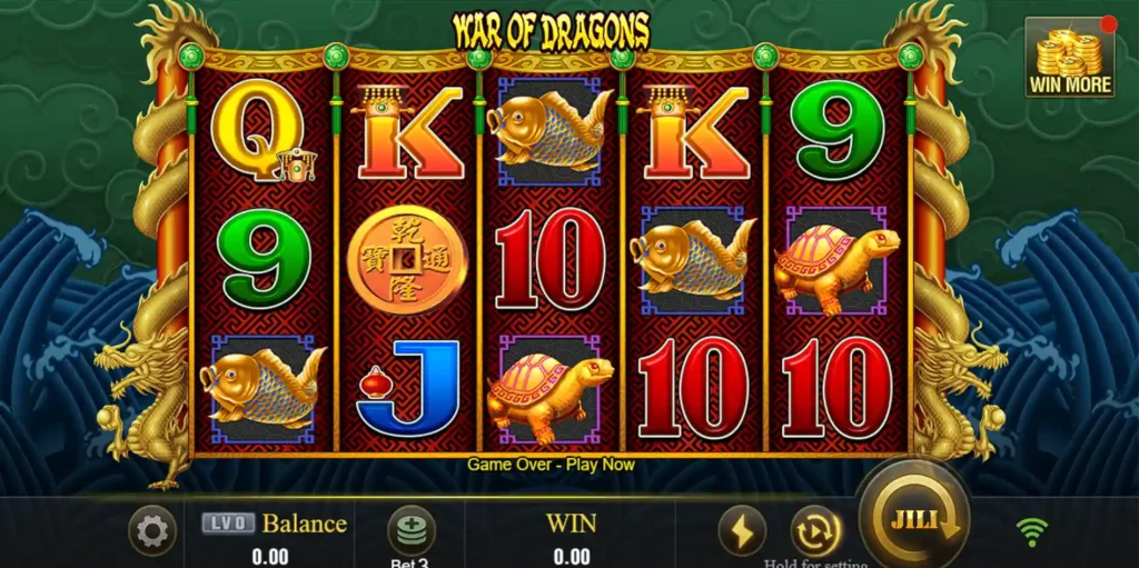 jili war of dragons slot