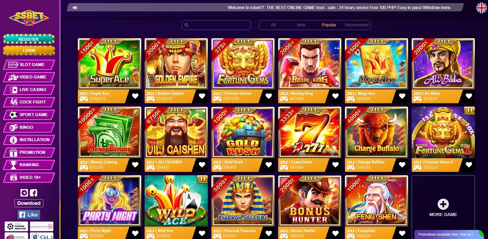 ssbet77 online casino