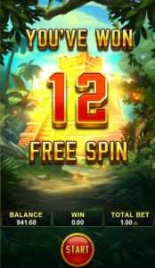 12 free spins easy