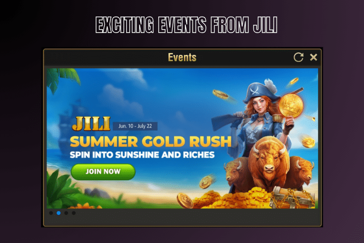 JILI Slot Games offer non-stop exciting events.